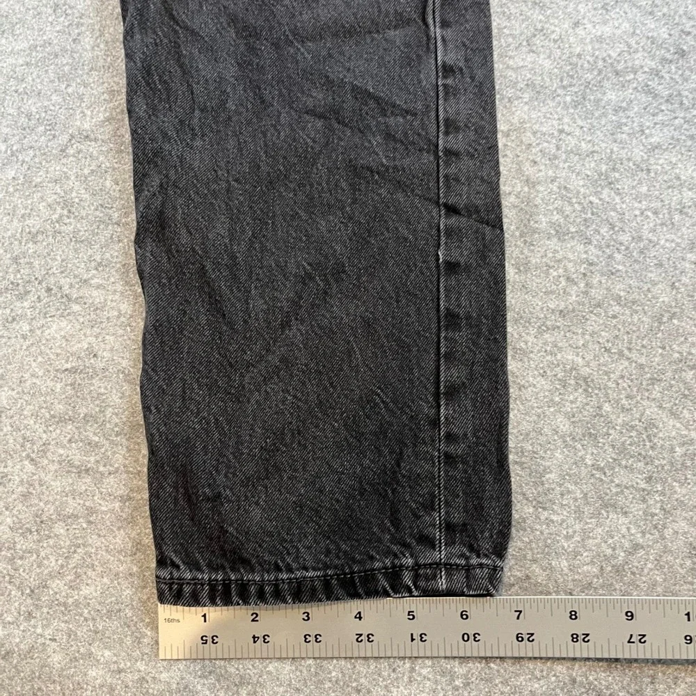 Levi's Mens 501 Original Fit Black Denim Straight Leg Jeans W30 L26 Classic 0358